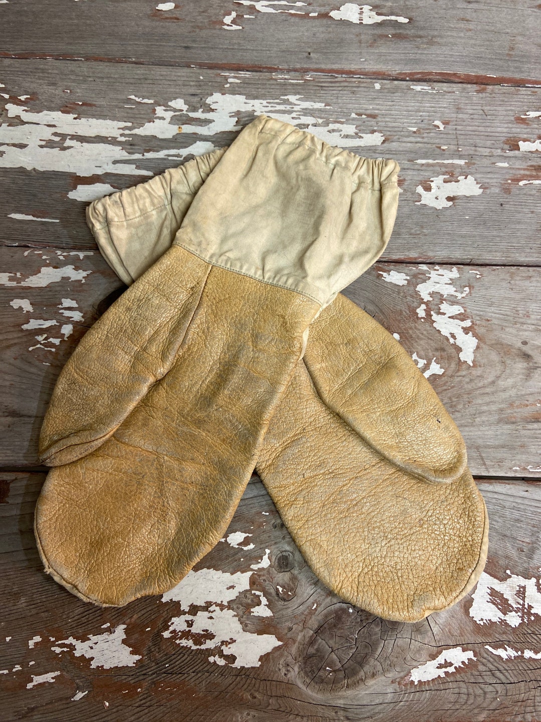 VINTAGE MILITARY MITTENS Army Mittensantique - Etsy