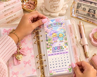 2027 Savings Challenge Printable + 12 Monthly Money Saving Challenges + Save the day + Budget Planner PDF
