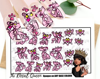 PINKY - Nail Art Water Decal - character nail art