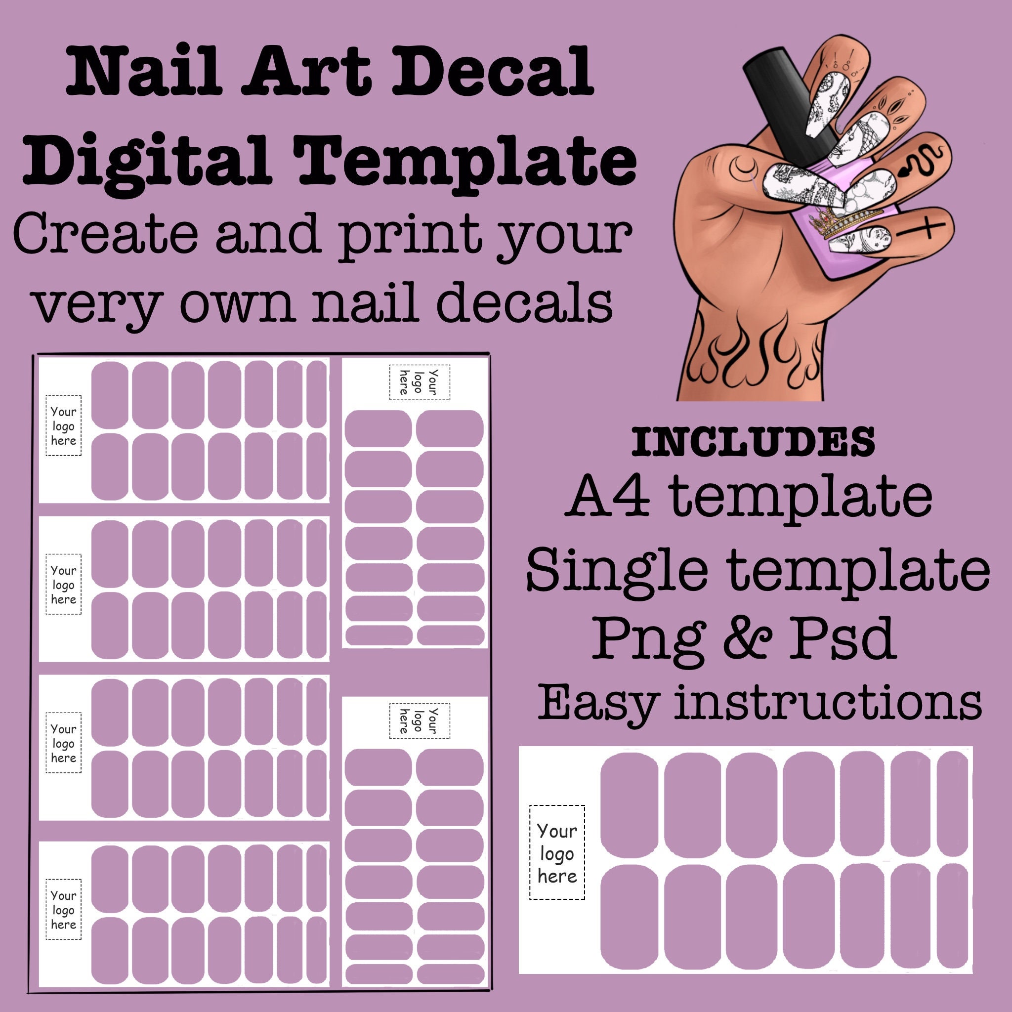 Design Your Own Nails Template Design Your Own Nails Template