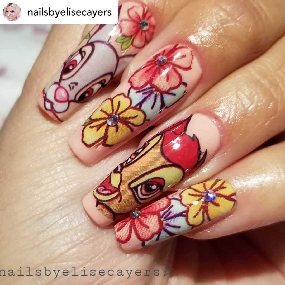 Cute Forest Friend Nail Art Water Decals - Etsy