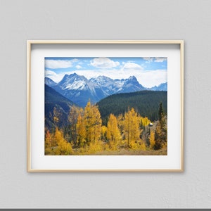 Landscape photo, nature photography, mountain landscape, Colorado, wall decor, home decor, landscape wall art Cabin's View image 1