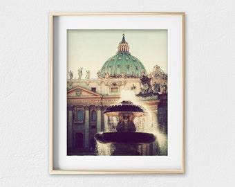 Rome photography, Vatican art, fine art photography, Italy artwork, Italian decor, Italy artwork, Europe wall art - St. Peter's Basilica