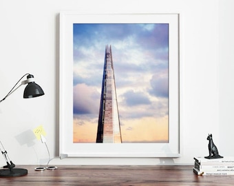 London photography, Shard, London picture, London wall art, London print, London art, London artwork, home decor - The Shard