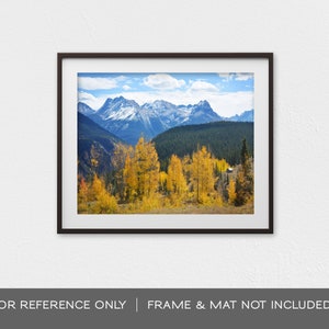 Landscape photo, nature photography, mountain landscape, Colorado, wall decor, home decor, landscape wall art Cabin's View image 4