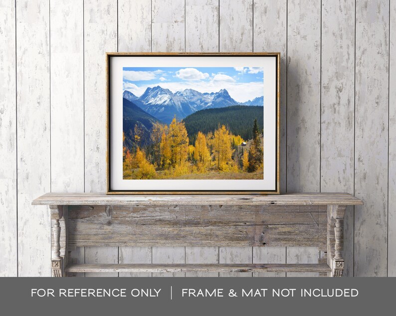 Landscape photo, nature photography, mountain landscape, Colorado, wall decor, home decor, landscape wall art Cabin's View image 6