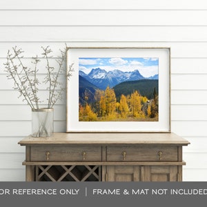 Landscape photo, nature photography, mountain landscape, Colorado, wall decor, home decor, landscape wall art Cabin's View image 5