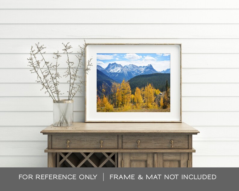 Landscape photo, nature photography, mountain landscape, Colorado, wall decor, home decor, landscape wall art Cabin's View image 5