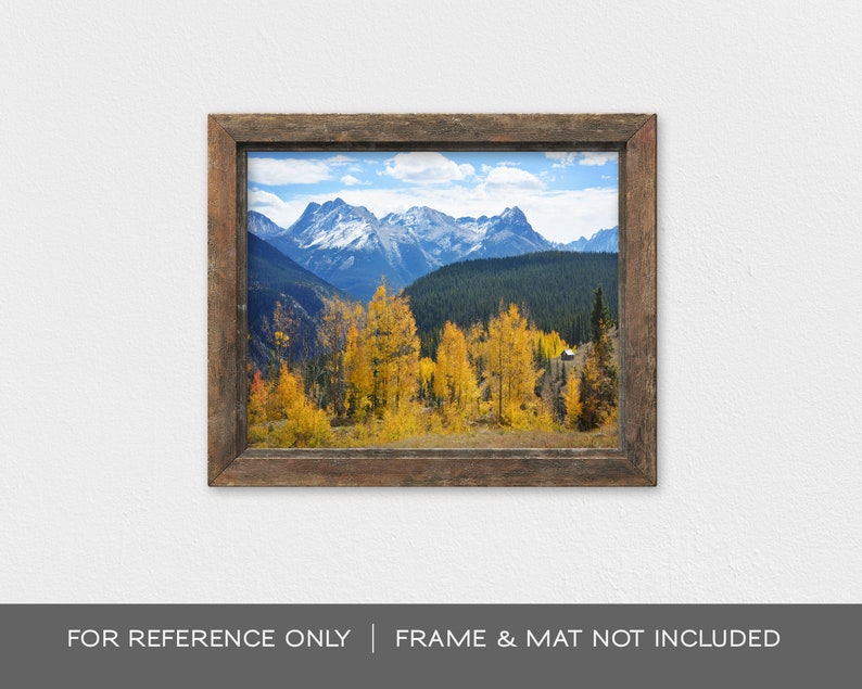 Landscape photo, nature photography, mountain landscape, Colorado, wall decor, home decor, landscape wall art Cabin's View image 3