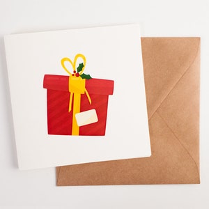 Tarjetas de invierno de Navidad ecológicas