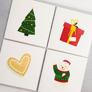 Set di carte inverno 8 eco