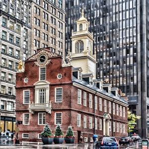 Old State House Historic Boston Massachusetts MA Art Photo Print
