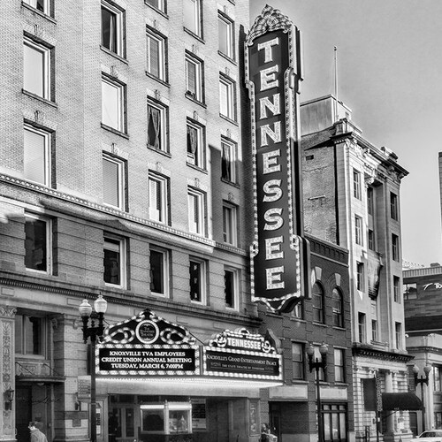 Tennessee Theatre Knoxville Sign Marquee Print Selective Color Etsy