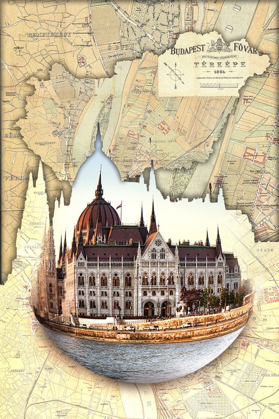 Hongrie carte collier, Hongrie carte pendentif Hongrie collier Hongrie  pendentif Budapest carte bijoux voyage cadeau porte-clés porte-clés porte-clés  -  France