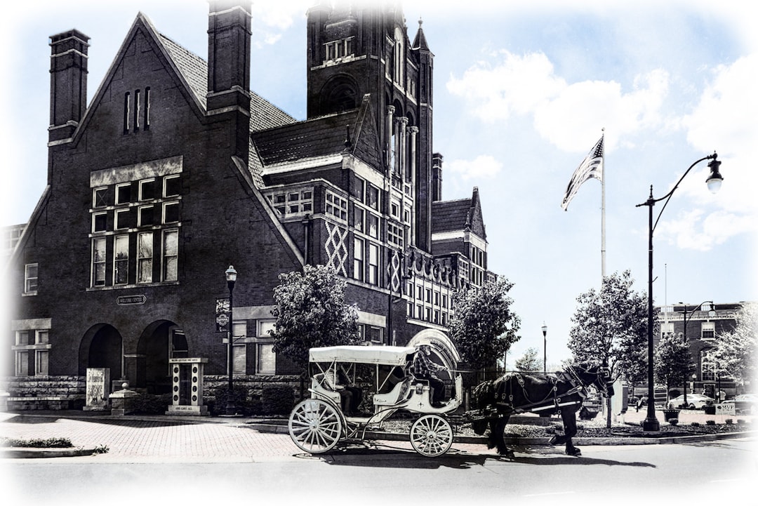 The Old Courthouse Bardstown Town Center Kentucky KY Art Etsy