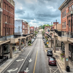 Downtown Morristown TN Tennessee Art Photography Print