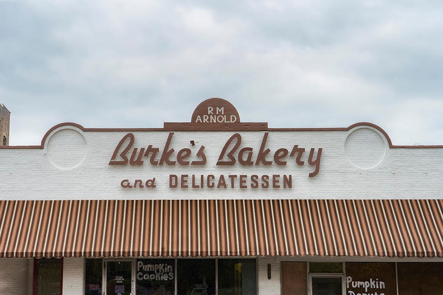 Burke's Bakery and Delicatessen Art Photo Print Danville KY Kentucky