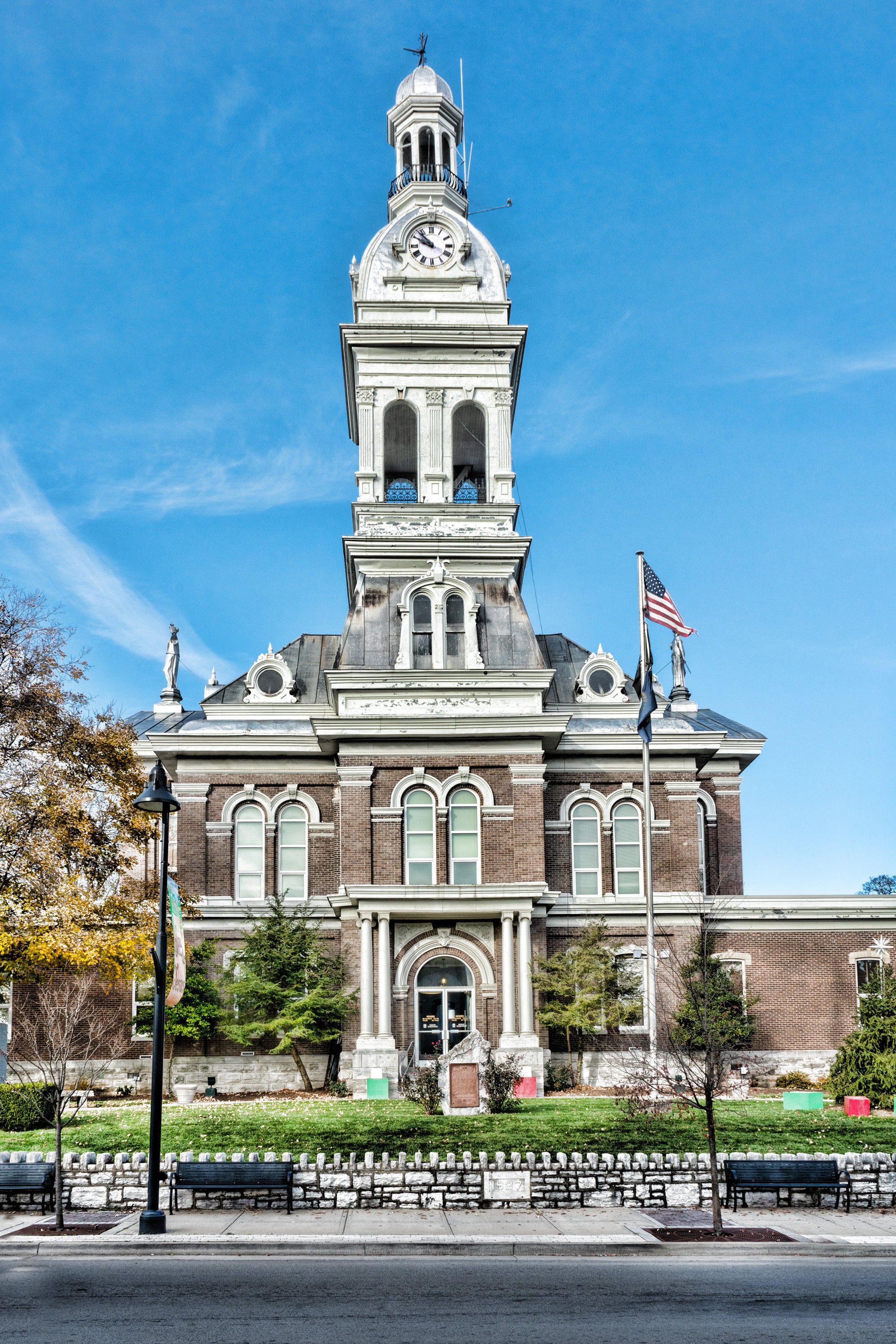 Jessamine Co. County Courthouse Nicholasville Kentucky KY Americana