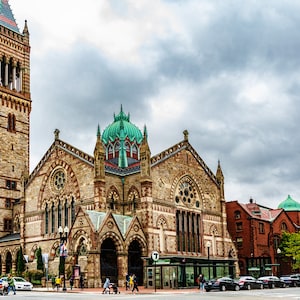 Boston MA Massachusetts Old South Church Travel  Street Scene Art Photography Print