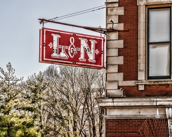 L&N Train Station Sign Knoxville TN Tennessee Art Photography Print