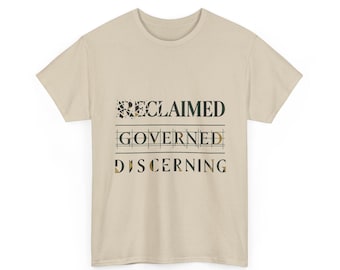 Koszulka Reclaimed Governed Discerning | The Founded | Koszulka bawełniana z grafiką
