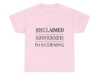 Koszulka RECLAIMED GOVERNED DISCERNING | The Founded