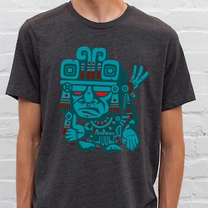 Quetzalcoatl T-Shirt: Mayan Warrior Graphic Tee
