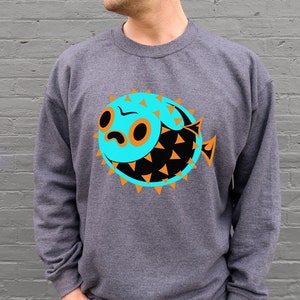 Puffer Fish Graphic Sweatshirt - Ocean Lover Apparel