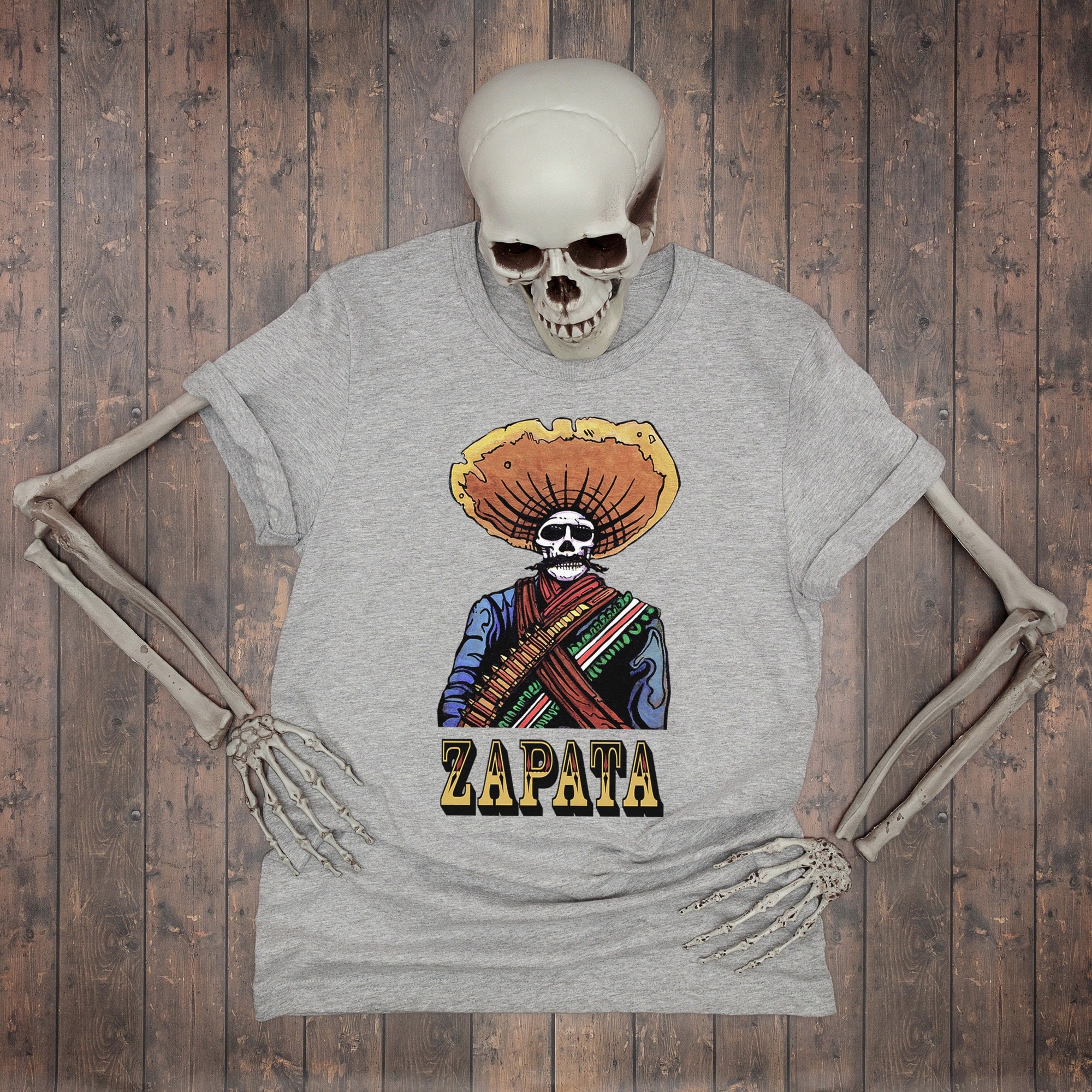 Emiliano Zapata shirt Mexican Revolution T-shirt Zapatista Graphic 