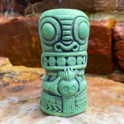 Tiki Christmas mug gift for dad husband rum lover Don the Beachcomber cocktail barware Hawaii tiki bar decor backyard holiday unique gift