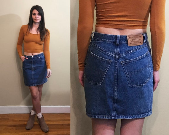 country denim skirt