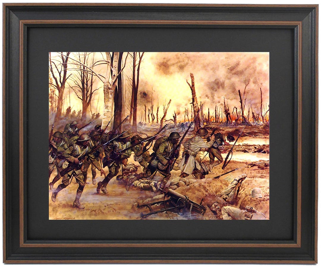 Framed the Harlem Hellfighters - 369th Infantry Regiment by H. Charles ...