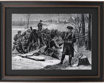 Valley Forge Print by Julian Scott: American History Art, Framed Handmade in USA