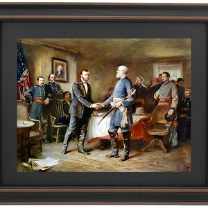 Framed Let Us Have Peace by Jean Leon Gerome Ferris. Standard or Poster Size. Handmade in USA. Free Shipping