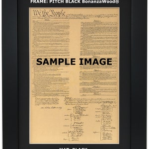Framed Constitution, Declaration of Independence, & Bill of Rights ...