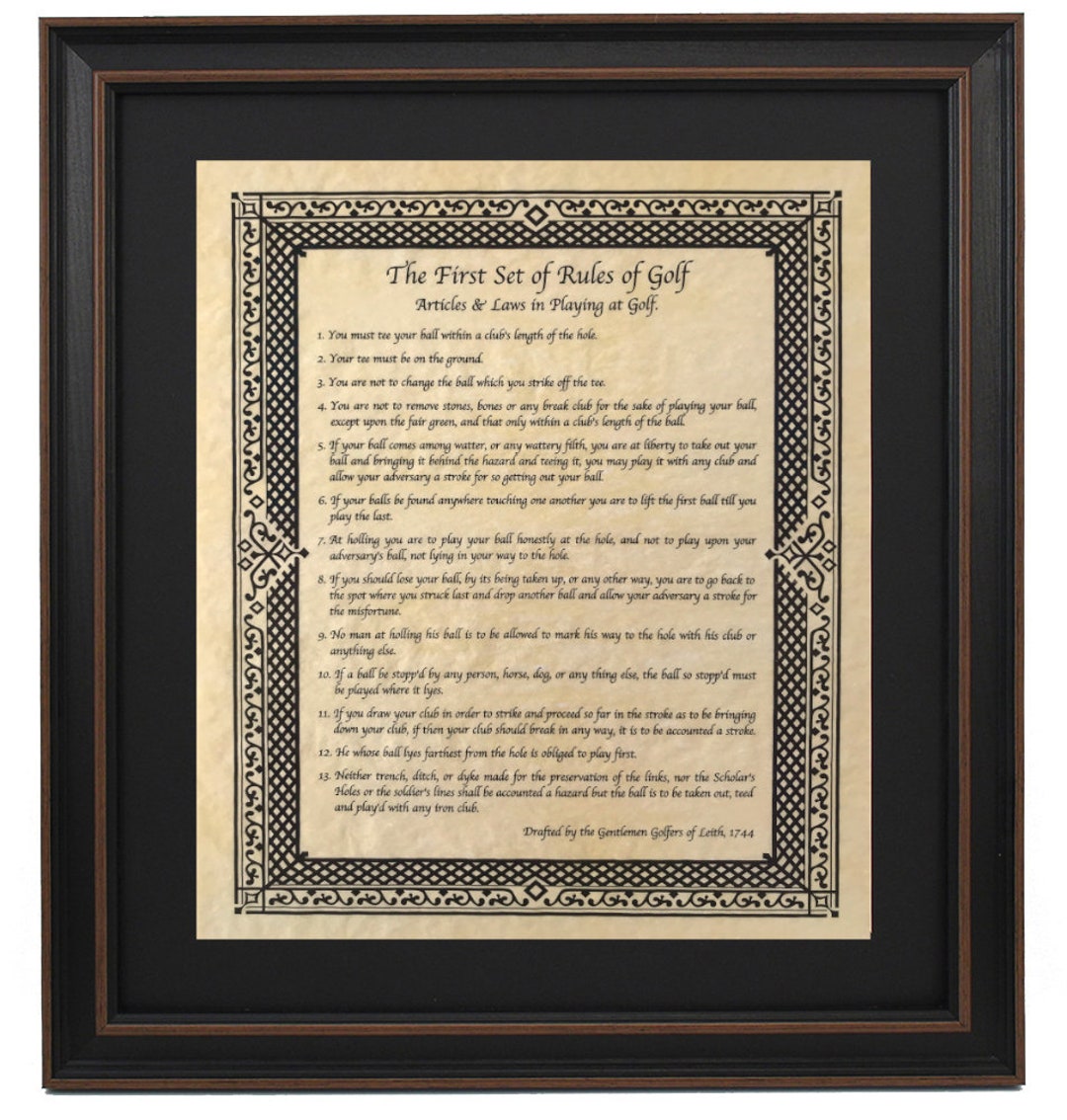 洋書 SOME OF THE RULES OF GOLF il_1080xN.3031171454_5fgs.jpg