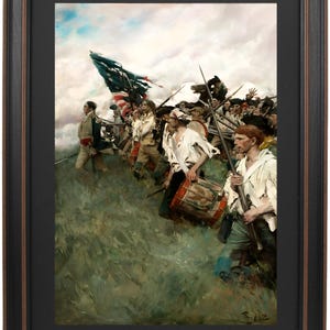 Framed Nation Makers (Battle of Brandywine) by Howard Pyle. Standard or Poster Size. Handmade in USA. Free Shipping