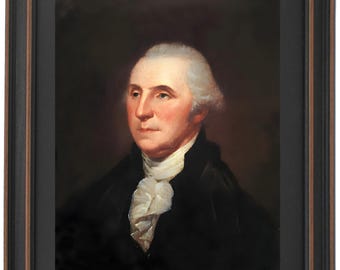 George Washington Portrait by Charles Willson Peale. Standard or