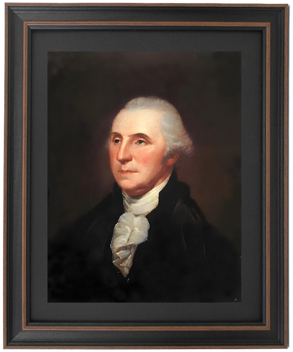 George Washington Portrait by Charles Willson Peale. Standard or