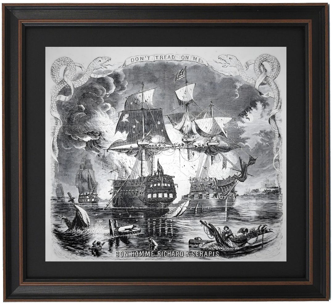 John Paul Jones, Commanding the Bonhomme Richard Defeats HMS