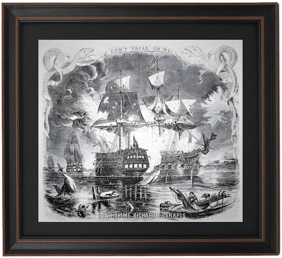 John Paul Jones, Commanding the Bonhomme Richard Defeats HMS