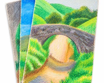 Landschappen in olieverfpastel