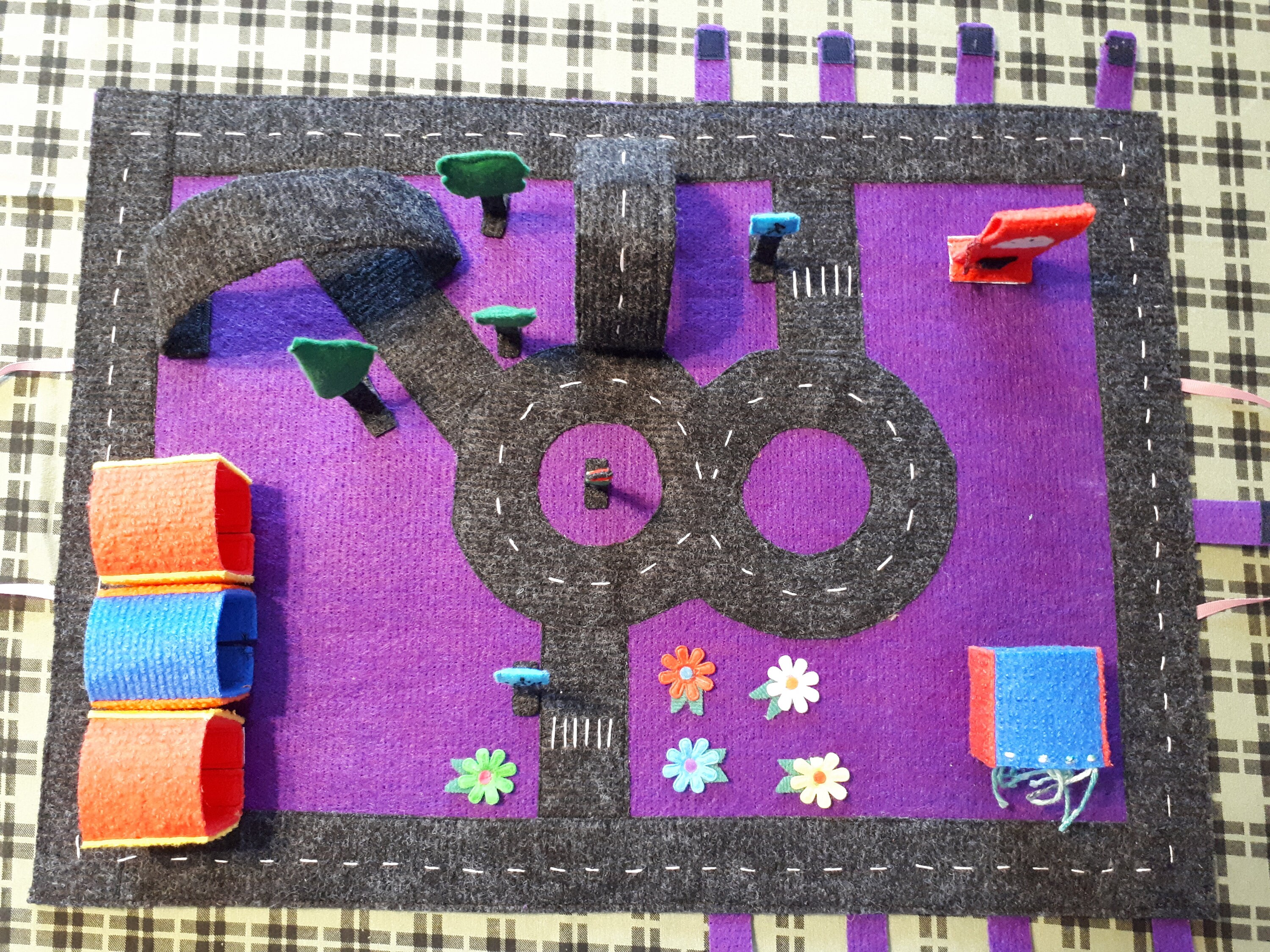 Toy Car Mat Children's Road Play Mat Large Size Toy Car Etsy