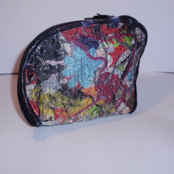 SALE Patchwork clutch, cosmetic bag, pencil case, wallet,purse,pouch