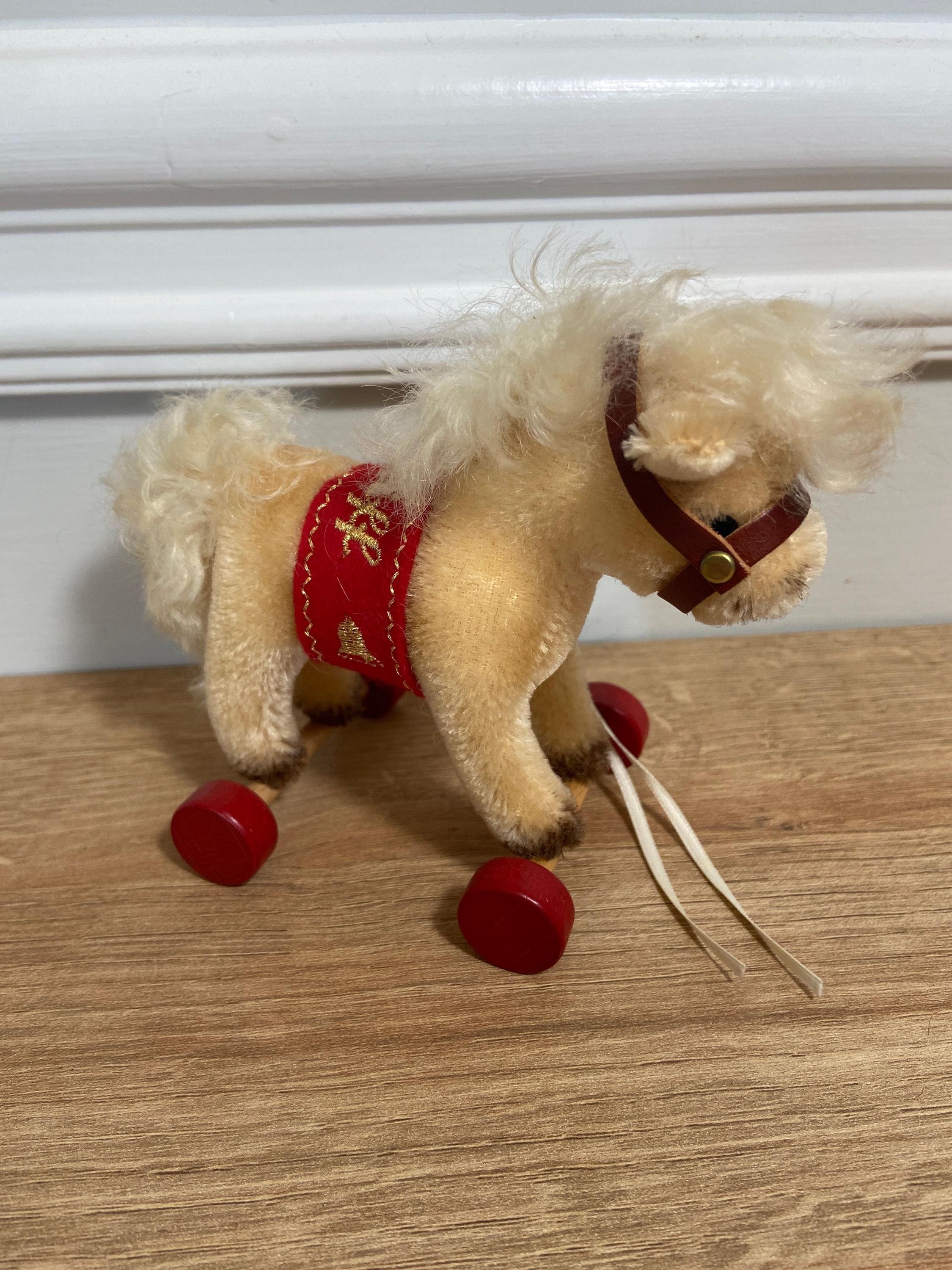 Steiff Horse on Wheels - Etsy