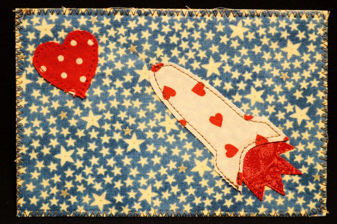 Quilted Postcards Pattern PDF- in Time for Valentine's Day - Etsy