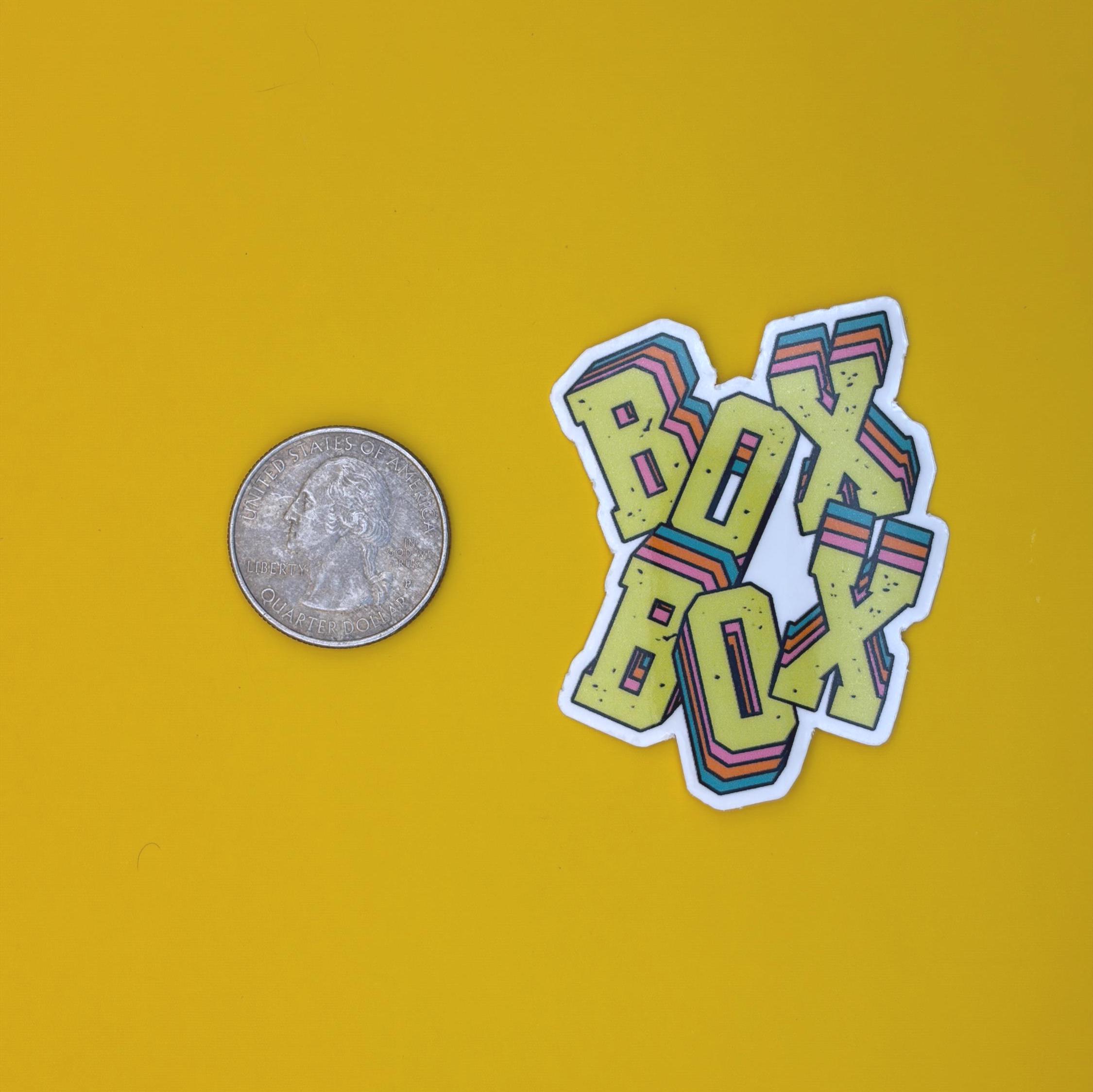 Box 12 Sticker Box Box | F1 Sticker - Etsy