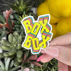 Box Box | F1 Sticker