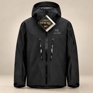 Men's Arc'teryx GORE-TEX Waterproof Hardshell Jacket, Hooded Hiking Rain Shell, Windproof Alpine Outdoor Jacket