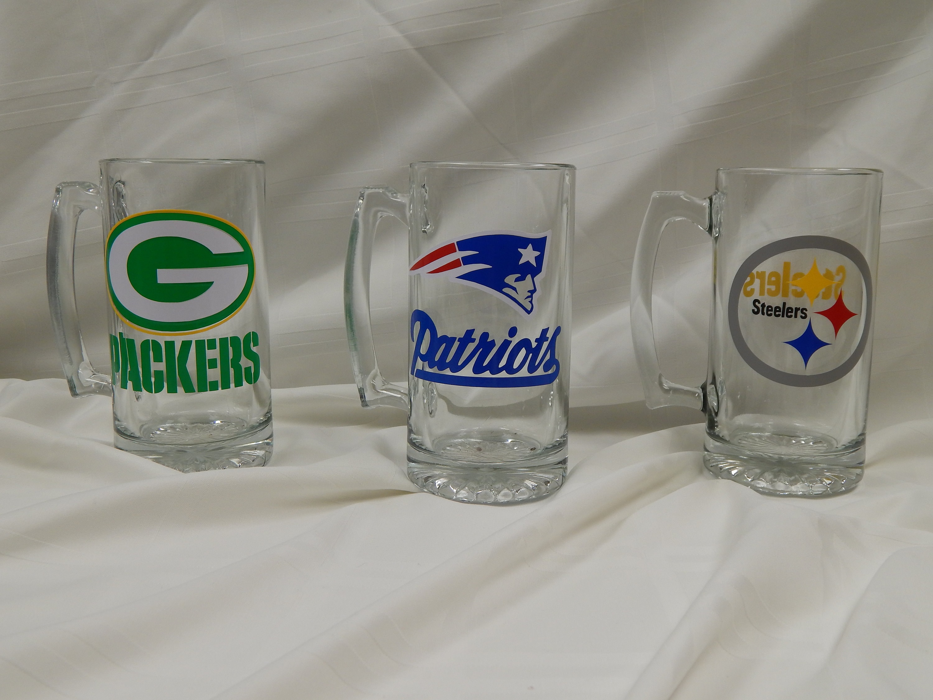 Custom NFL Team Beer Mug Etsy